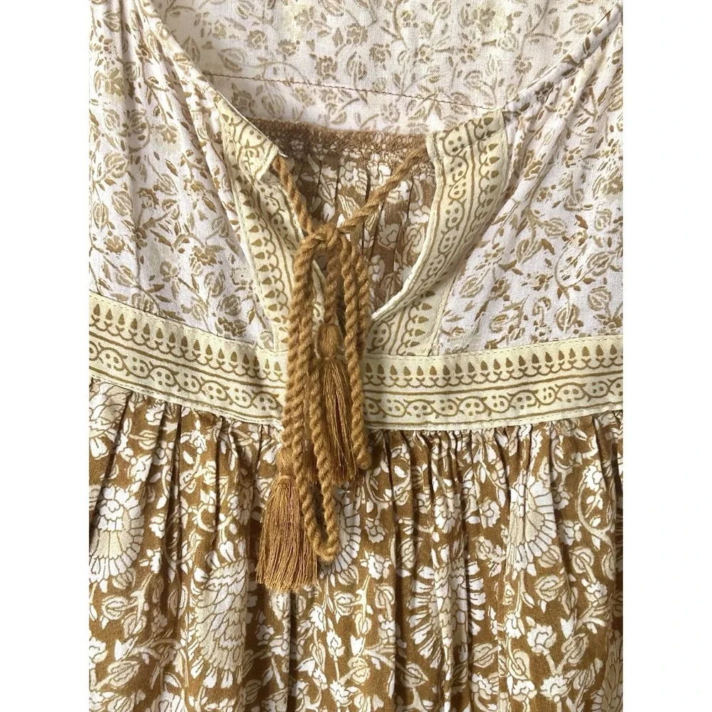 Old Navy‎ Elbow-Length Split-Neck Floral Poet Swing Blouse Plus 4X Boho Peasant